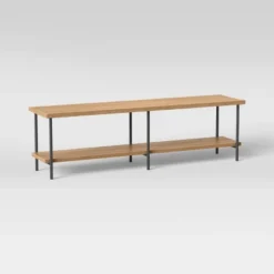 Wood And Metal TV Stand For TVs Up To 60" - Room Essentials™ 13 Wood And Metal TV Stand For TVs Up To 60" - Room Essentials™ -Quality Furniture Store GUEST 008e6b5f 4d43 465d 8784 80c8ca30ed60