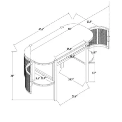 Portola Hills Caned Desk - Threshold™ Designed With Studio McGee 19 Portola Hills Caned Desk - Threshold™ Designed With Studio McGee -Quality Furniture Store GUEST 01203086 2a2a 4355 bc99 c44324501292