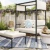 Ryegate 2pc 4' Mini Patio Daybed With Ottoman Weathered Teak - Threshold™ 1 Ryegate 2pc 4' Mini Patio Daybed With Ottoman Weathered Teak - Threshold™ -Quality Furniture Store GUEST 0125492a 4149 4574 a743 f01bf04d3456