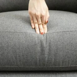 HOMCOM Recliner Sofa Couch With Easy Pull Handles And Adjustable Footrest, 3 Seater Sofa Modern Couch, Gray -Quality Furniture Store GUEST 01285fca bf0d 4ab6 9636 ed4f6bbd7658