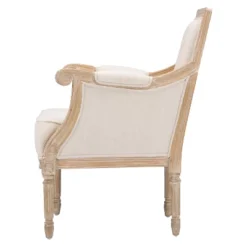 Chavanon Wood & Linen Traditional French Accent Chair Light Beige - Baxton Studio 8 Chavanon Wood & Linen Traditional French Accent Chair Light Beige - Baxton Studio -Quality Furniture Store GUEST 024effc9 2762 404d af48 23c01f3274e2