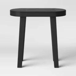 Woodland Carved Wood Accent Table - Black - Threshold -Quality Furniture Store GUEST 028d936f c1e9 49b0 a030 2e6b1194a496