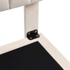 Queen Size Upholstered Floating Velvet Platform Bed With Sensor Light And Headboard-ModernLuxe 22 Queen Size Upholstered Floating Velvet Platform Bed With Sensor Light And Headboard-ModernLuxe -Quality Furniture Store GUEST 03d42e8b b050 491e bd35 a625562bf419