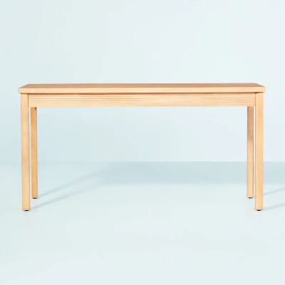 Grooved Wood Writing Desk - Hearth & Hand™ With Magnolia 4 Grooved Wood Writing Desk - Hearth & Hand™ With Magnolia - Image 2