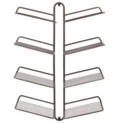 MDesign Metal Shoe Display & Storage Rack, 4 Tier, Wall Mount -Quality Furniture Store GUEST 07fd8d10 9592 4e77 9b55 1bf4c507d4bc