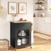 Windham Wood Top Kitchen Cart - Black - Threshold™ 1 Windham Wood Top Kitchen Cart - Black - Threshold™ -Quality Furniture Store GUEST 08ca94bf 2c90 4904 b6d6 f0b6e68ff353