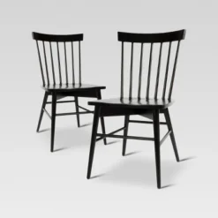Set Of 2 Windsor Dining Chair - Threshold -Quality Furniture Store GUEST 0b9ba35a 3c3a 443f af54 3aefe24f579b