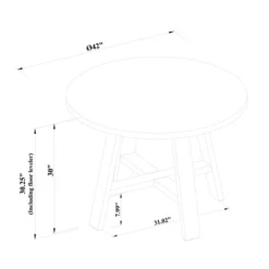 42" Linden Round Wood Dining Table - Threshold™ Designed With Studio McGee 13 42" Linden Round Wood Dining Table - Threshold™ Designed With Studio McGee -Quality Furniture Store GUEST 0c000735 3d37 445d 864f 66166a58d562
