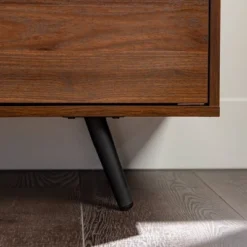 2 Door Mid-Century Modern Wood Storage TV Stand For TVs Up To 80" - Saracina Home -Quality Furniture Store GUEST 0e4fdc3f f934 43f3 8755 649cf8a49bb2