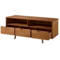 Cara Mid-Century Modern 3 Drawer TV Stand For TVs Up To 65" - Saracina Home 23 Cara Mid-Century Modern 3 Drawer TV Stand For TVs Up To 65" - Saracina Home -Quality Furniture Store GUEST 0e714800 a100 48a4 b268 40d5b58b3806