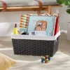 17" X 12" X 8" Large Woven Lined Basket Black - Brightroom™ 2 17" X 12" X 8" Large Woven Lined Basket Black - Brightroom™ -Quality Furniture Store GUEST 0ff737db fc55 494a af3c b47897fa5dfd