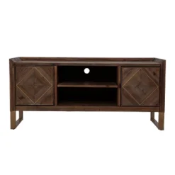 Glacerad Reclaimed Wood Media Console For TVs Upto 50" Brown - Aiden Lane 14 Glacerad Reclaimed Wood Media Console For TVs Upto 50" Brown - Aiden Lane -Quality Furniture Store GUEST 10577ca1 eece 4bb1 a643 602f18865675
