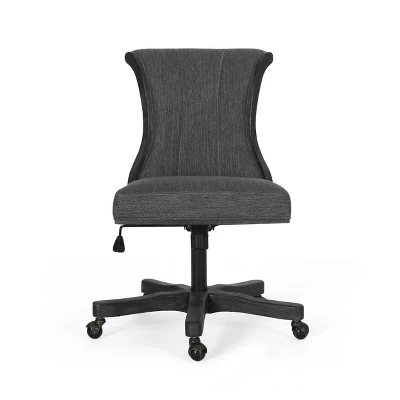 Coulee Contemporary Fabric Upholstered Roll Back Swivel Office Chair - Christopher Knight Home 15 Coulee Contemporary Fabric Upholstered Roll Back Swivel Office Chair - Christopher Knight Home - Image 13
