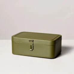 Decorative Metal Storage Box Green - Hearth & Hand™ With Magnolia -Quality Furniture Store GUEST 13e14cf7 86df 4e7f 83b8 96fe6613459c