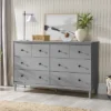 Stiva Classic Mid-Century Modern Horizontal 6 Drawer Dresser - Saracina Home 1 Stiva Classic Mid-Century Modern Horizontal 6 Drawer Dresser - Saracina Home -Quality Furniture Store GUEST 1552172c 8955 45f1 8875 f64c868752ab