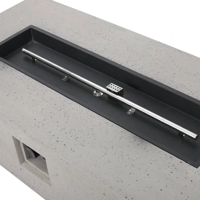 Cape Coral 5pc Aluminum And MGO Seating Set With Fire Table Khaki/Light Gray - Christopher Knight Home 16 Cape Coral 5pc Aluminum And MGO Seating Set With Fire Table Khaki/Light Gray - Christopher Knight Home - Image 14