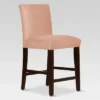 25" Velvet Parsons Counter Height Barstool Wood - Threshold™ -Quality Furniture Store GUEST 19e5b944 d3af 44f3 81a3 1b933d94db5b