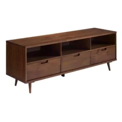 Cara 3 Drawer Mid-Century Modern 3 Drawer TV Stand For TVs Up To 80" - Saracina Home 29 Cara 3 Drawer Mid-Century Modern 3 Drawer TV Stand For TVs Up To 80" - Saracina Home -Quality Furniture Store GUEST 1a0f755d 5887 444d b17e bc0a5160126c