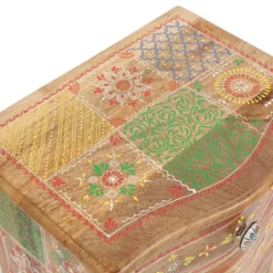 Ailey Handcrafted Boho Mango Wood 3 Drawer Nightstand Natural - Christopher Knight Home -Quality Furniture Store GUEST 1b24fd0e 3e0c 4fca bc0a f42a5ee19376