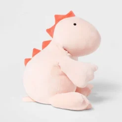 Dinosaur Weighted Plush Kids' Throw Pillow White/Blush - Pillowfort™ -Quality Furniture Store GUEST 1b411338 de93 46f6 a961 3cf87871e33c