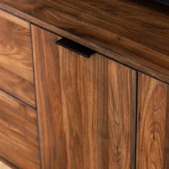 Rockwell Modern Storage TV Stand For TVs Up To 43" Brown - Saracina Home -Quality Furniture Store GUEST 1b9a5b8b 147d 4ea8 8984 89c62399f287