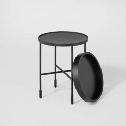 Wood & Metal Accent Side Table - Black - Hearth & Hand™ With Magnolia 13 Wood & Metal Accent Side Table - Black - Hearth & Hand™ With Magnolia -Quality Furniture Store GUEST 1bdbe248 62cb 43ab a481 cd02826c10da