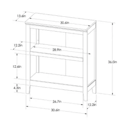 36" Carson 2 Shelf Bookcase - Threshold -Quality Furniture Store GUEST 1d3e89ba d717 4b00 b53c 257b0e59a98d