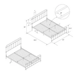 Waldorf Metal Bed - Room & Joy 21 Waldorf Metal Bed - Room & Joy -Quality Furniture Store GUEST 1d6d3952 641b 4796 9aef f458cb803853