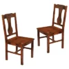 Set Of 2 Traditional Distressed Wood Dining Chairs Dark Oak - Saracina Home -Quality Furniture Store GUEST 1e877e70 d0be 4ae5 89a5 b09fa4936747