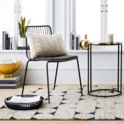 Set Of 2 Sodra Rounded Seat Wire Dining Chair Black - Threshold™ -Quality Furniture Store GUEST 1f0c0031 cd11 4dd2 b4b3 61162d0e2dff