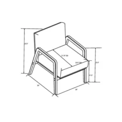Upholstered Wood Framed Accent Arm Chair - Hearth & Hand™ With Magnolia -Quality Furniture Store GUEST 20d7cc37 15c5 4d84 9cd3 409177928f58
