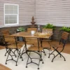 Sunnydaze Decor Sunnydaze Indoor/Outdoor Essential Chestnut Wood Folding Patio Table And Chairs Set - Brown - 7pc 2 Sunnydaze Decor Sunnydaze Indoor/Outdoor Essential Chestnut Wood Folding Patio Table And Chairs Set - Brown - 7pc -Quality Furniture Store GUEST 21065a4b f49f 4d5f b3d5 5332652372fa