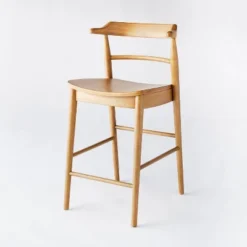 Kaysville Curved Back Wood Counter Height Barstool - Threshold™ Designed With Studio McGee -Quality Furniture Store GUEST 2155e535 1936 45f3 b994 efad299aa5d4