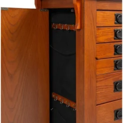 Delia Jewelry Armoire Brown - Powell Company 25 Delia Jewelry Armoire Brown - Powell Company -Quality Furniture Store GUEST 2245716a fa42 47af 9bbe f7ab634fcde4
