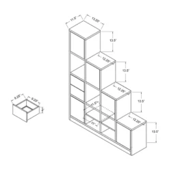 61.5" Hirsch Contemporary Bookcase White - HOMES: Inside + Out -Quality Furniture Store GUEST 22d9f777 1ec0 473d 9cef ba522611e5c2