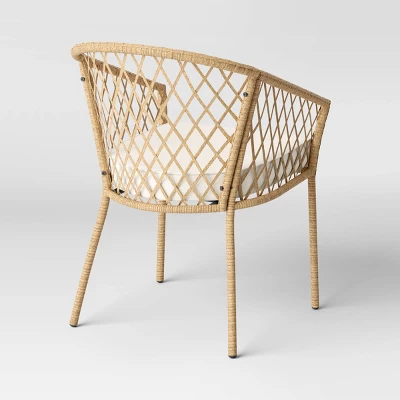 Exmore 2pk Barrel Patio Dining Chairs - Threshold™ 4 Exmore 2pk Barrel Patio Dining Chairs - Threshold™ - Image 2