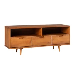 Cara Mid-Century Modern 3 Drawer TV Stand For TVs Up To 65" - Saracina Home 37 Cara Mid-Century Modern 3 Drawer TV Stand For TVs Up To 65" - Saracina Home -Quality Furniture Store GUEST 241ada7f b656 42b7 bb94 c1208b3efb6f