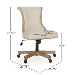 Coulee Contemporary Fabric Upholstered Roll Back Swivel Office Chair - Christopher Knight Home 24 Coulee Contemporary Fabric Upholstered Roll Back Swivel Office Chair - Christopher Knight Home -Quality Furniture Store GUEST 24db3505 1fcf 4d08 b0c3 4ed9a6c82612