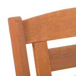 Miramar 5pc Square Wood Patio Bar Height Dining Set - Cinnamon Brown/Black - CorLiving -Quality Furniture Store GUEST 261eb4b5 dd5b 42ff bed3 5ad801f68381