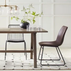 Bowden Faux Leather Dining Chairs - Threshold™ -Quality Furniture Store GUEST 282deedc 06c1 4d46 b2fb 2fd8f54c5245