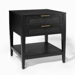 East Bluff 2 Drawers Woven Accent Table Black - Threshold™ Designed With Studio McGee 17 East Bluff 2 Drawers Woven Accent Table Black - Threshold™ Designed With Studio McGee -Quality Furniture Store GUEST 29905b41 0976 4ad7 8c10 41d4cef772fa