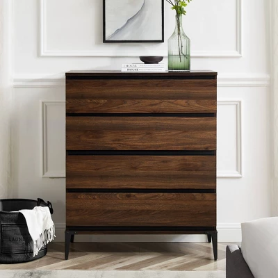 Theo Urban Modern Plank 4 Drawer Dresser - Saracina Home 3 Theo Urban Modern Plank 4 Drawer Dresser - Saracina Home