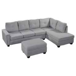 108" Reversible L-Shape Sectional Sofa Couch With Storage Ottoman-ModernLuxe -Quality Furniture Store GUEST 3035f666 1fcd 484c 8f89 77d780d2d56c