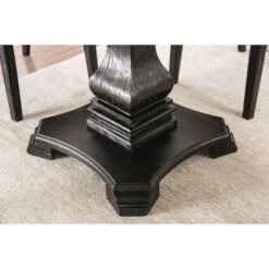 Buckley Round Dining Table White/Black - HOMES: Inside + Out -Quality Furniture Store GUEST 3059dafa 2202 408f be96 050eeec8d055