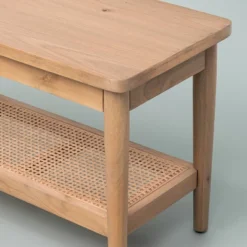 Wood & Cane Bench Natural - Hearth & Hand™ With Magnolia 9 Wood & Cane Bench Natural - Hearth & Hand™ With Magnolia -Quality Furniture Store GUEST 3148ecc4 67d2 4687 b753 97399c771307