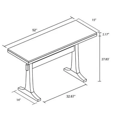 Pedestal Wood Console Table - Natural - Hearth & Hand™ With Magnolia 8 Pedestal Wood Console Table - Natural - Hearth & Hand™ With Magnolia - Image 6
