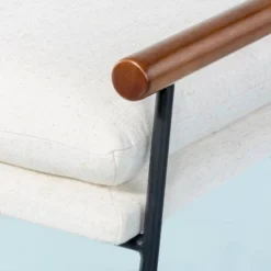 Cushioned Metal & Wood Bench - Cream/Black - Hearth & Hand™ With Magnolia 9 Cushioned Metal & Wood Bench - Cream/Black - Hearth & Hand™ With Magnolia -Quality Furniture Store GUEST 31d32cd8 6e8f 42a8 ba93 0f4864c8073d