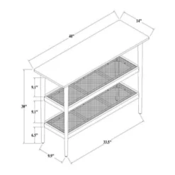 Wood & Cane Console Table - Hearth & Hand™ With Magnolia -Quality Furniture Store GUEST 3227c679 bb9c 4409 85d4 8475b7a72706
