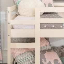 Twin Over Twin Indy Solid Wood Low Bunk Bed - Saracina Home 15 Twin Over Twin Indy Solid Wood Low Bunk Bed - Saracina Home -Quality Furniture Store GUEST 32ed9e38 4f0a 4624 8239 bbf00adabaf2