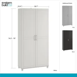 Welby 36" Utility Storage Cabinet - Room & Joy -Quality Furniture Store GUEST 333a5c90 ad1e 477d 8933 ef9a68012216